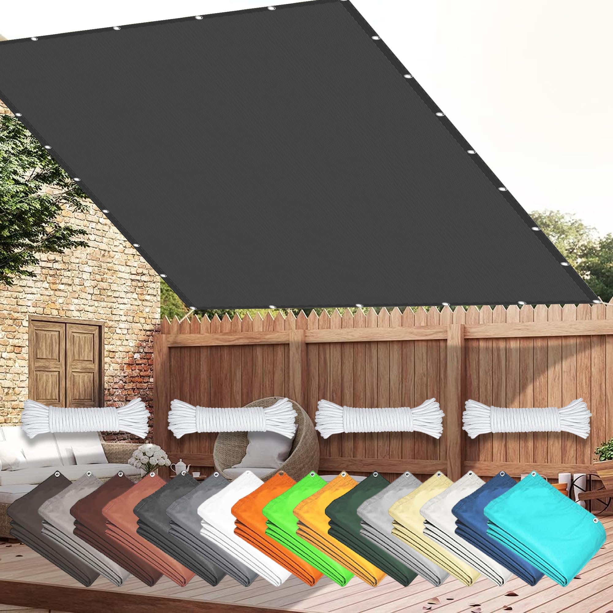 Amazon.co.jp: 日よけ クールシェード 1.8 x 2.5 m 紫外線カット 防水